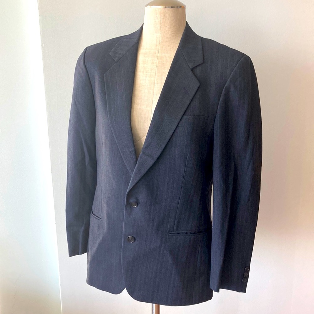 Vintage navy pinstripe blazer